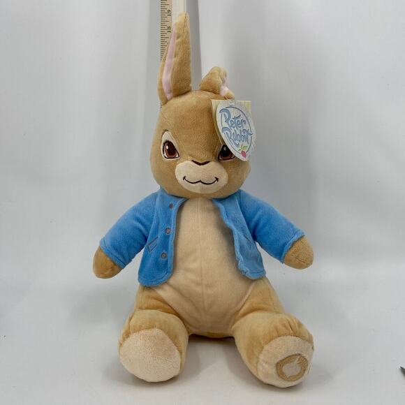 Nickelodeon Peter Rabbit Plush Stuffed Animal Cuddle Pillow Blue Shirt 18 Inch - Picture 14 of 14